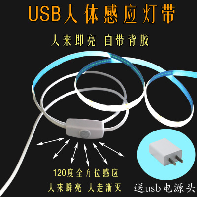 usb灯带人体感应卫生间夜灯