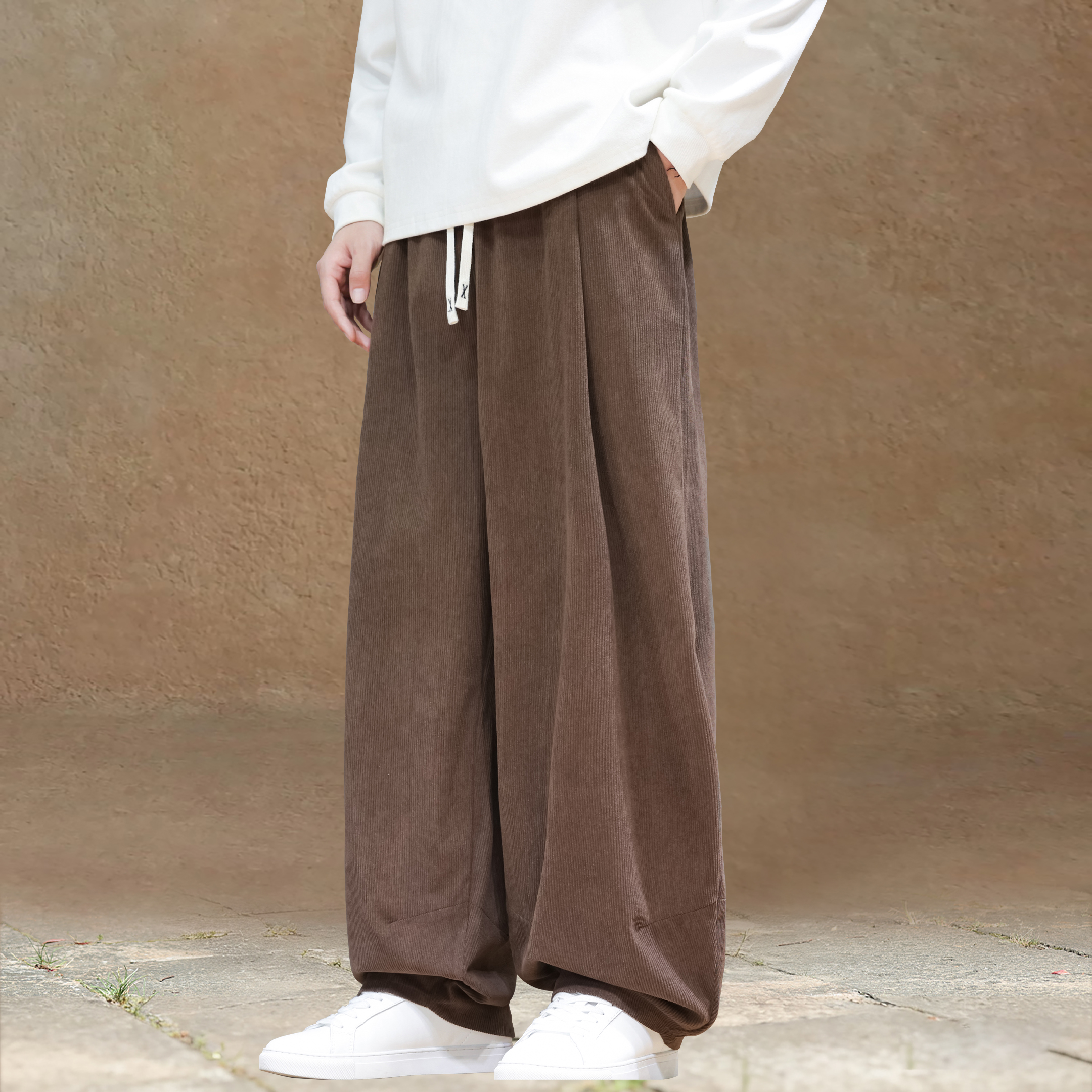 2025秋季灯芯绒裤子男休闲裤大码