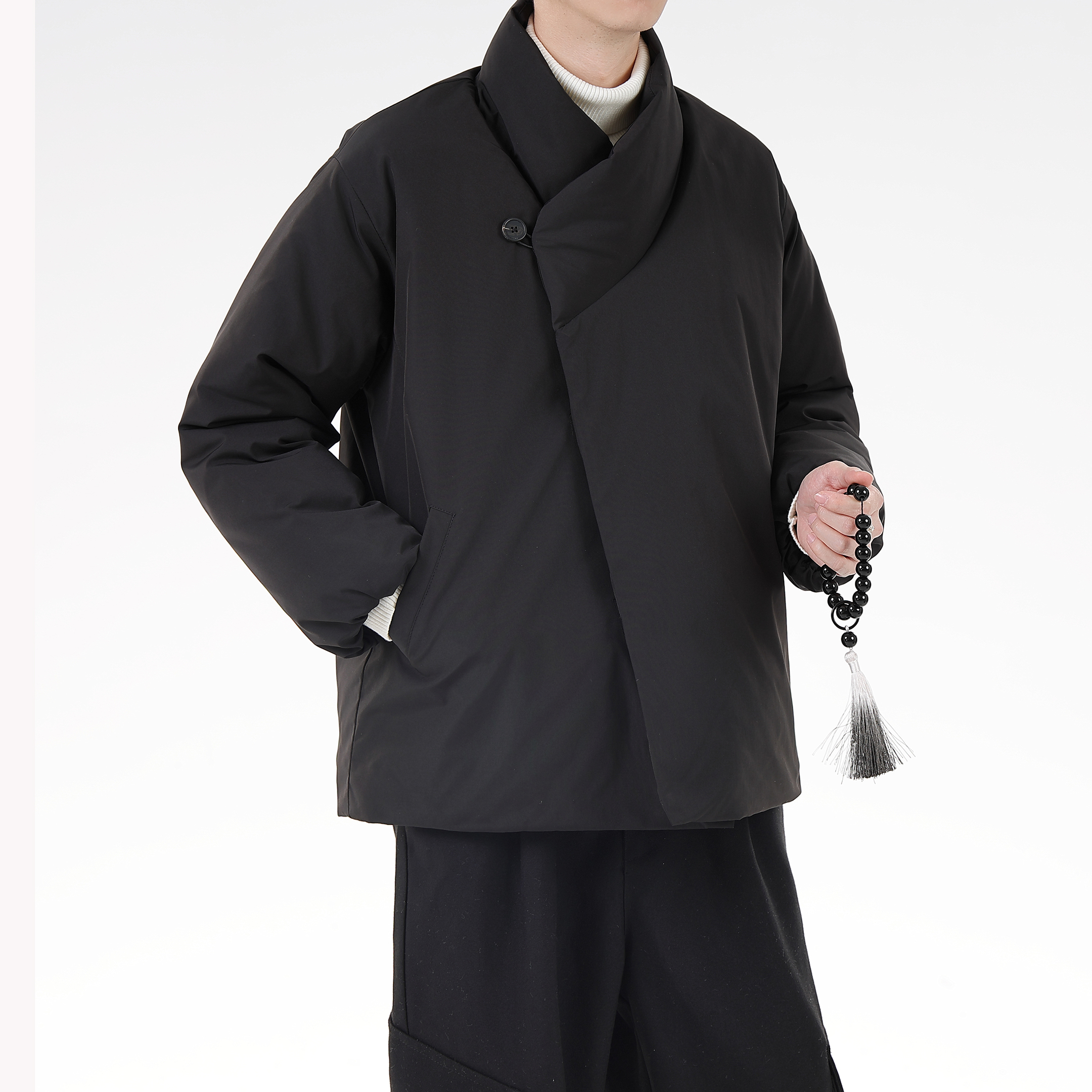 新中式加厚男士外套冬季款复古文艺中国风棉衣唐装汉服男短款棉服