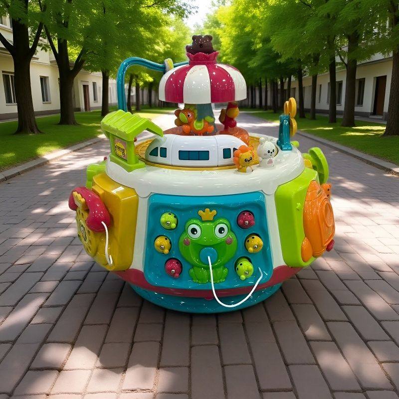 乐飞早教百宝箱六面体0到1岁6个月8婴幼儿童宝宝益智忙碌智能玩具