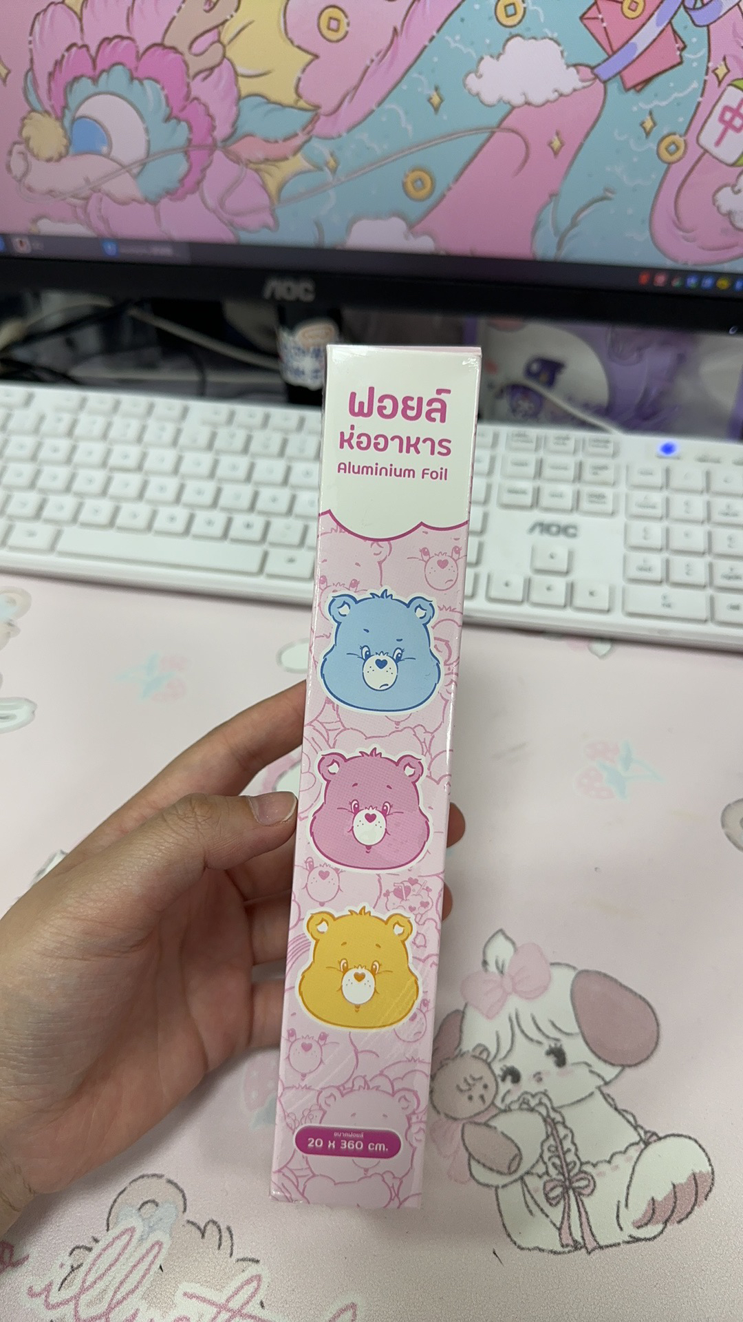 卡通图案厨房烤箱家用烘焙铝箔纸烧烤一次性长方形锡纸