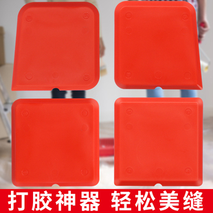 刮膠板神器門窗多功能修邊收邊三角硅膠刮刀刮片玻璃膠美縫抹膠器