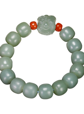 涵韵珠宝手链手串和田玉且末蓝