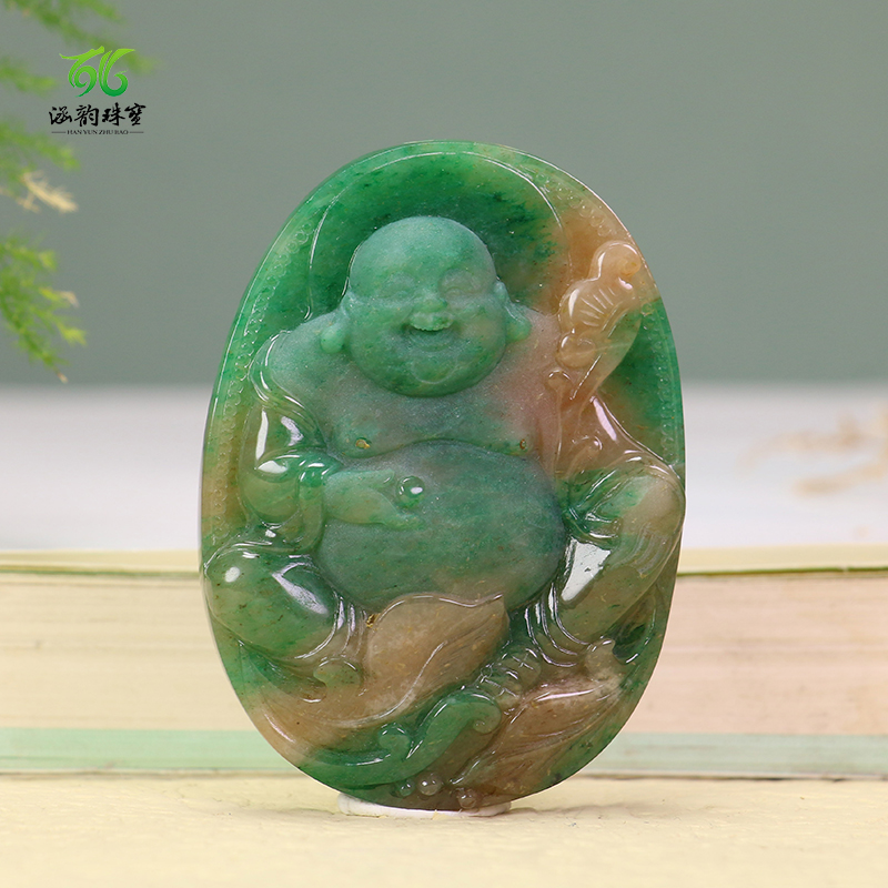 涵韵珠宝精品独山玉挂件天蓝料独山玉吊坠弥勒佛笑佛女款大师作品在类目 珠宝/钻石/翡翠/黄金, 其他天然玉石, 独山玉, 颈饰中 - 来自Buy2taobao.com提供专业的淘宝代购服务