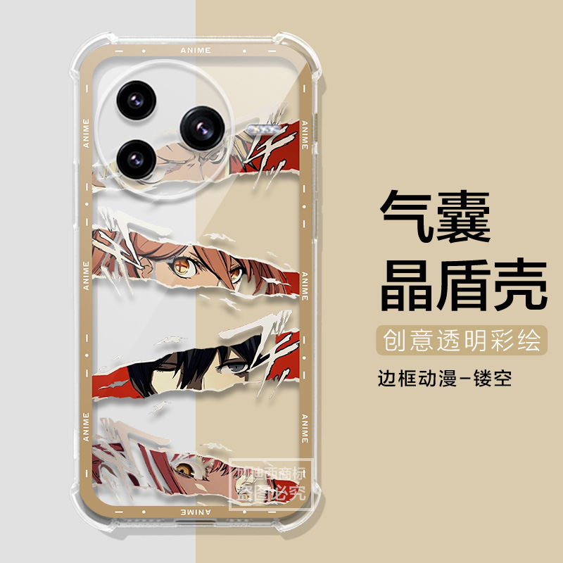 适用Xiaomi小米pocof7pro手机壳PocoX7Pro高达机械pocoF7Ultra小米POCOM7保护套x7/Pocox6pro创意M7PRO透明壳