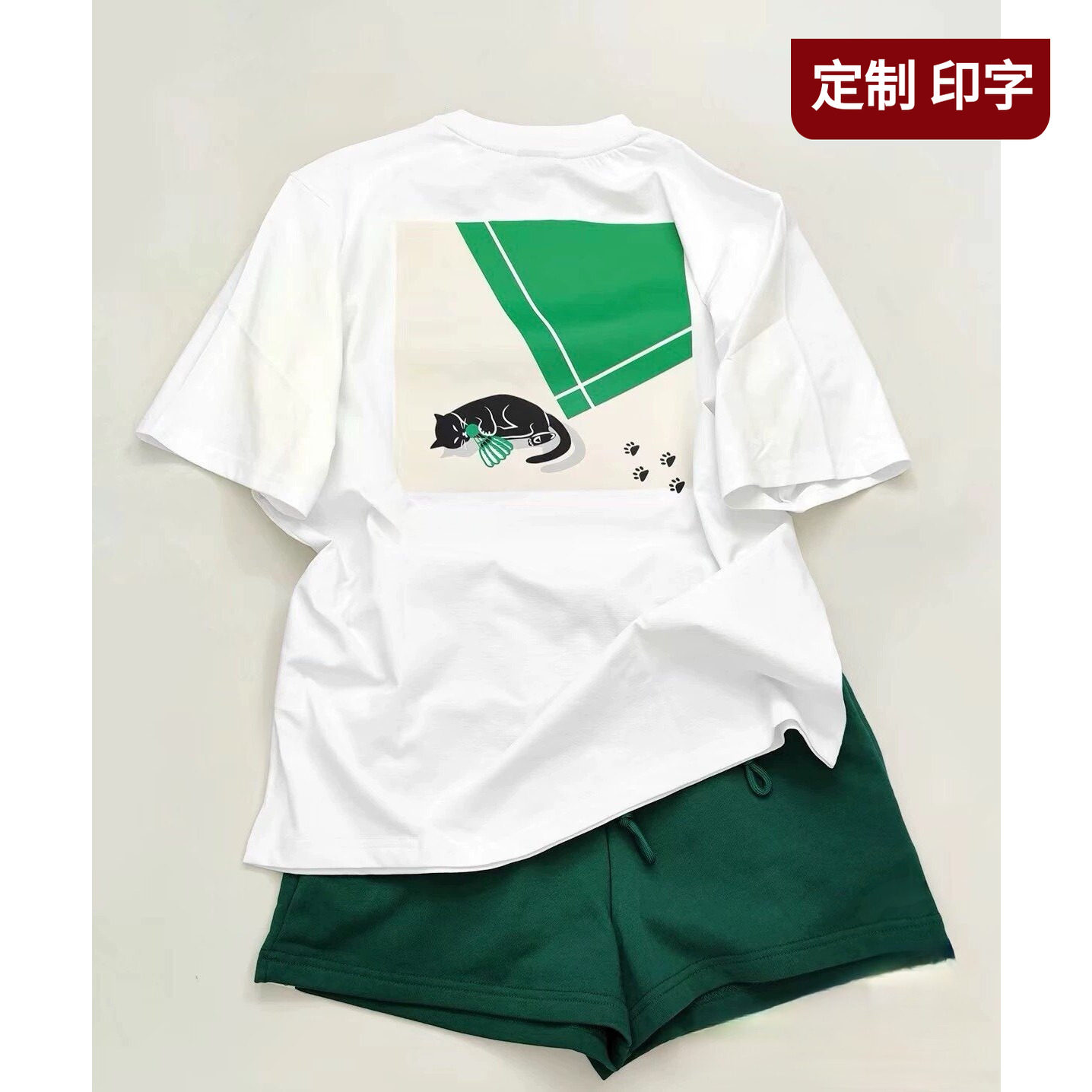 2025韩版羽毛球服短袖T恤男女文化衫球衣肌理棉感速干定制印字LM