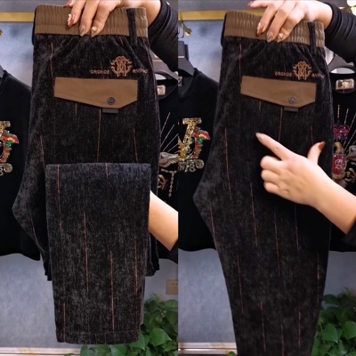 男士修身商务秋冬透气百搭休闲裤