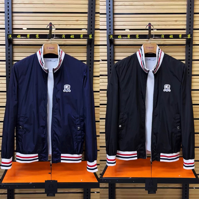 欧货春夏男休闲立领夹克外套