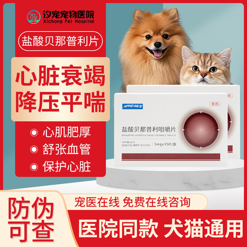 盐酸贝那普利片猫狗心脏问题
