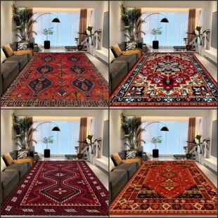 摩洛哥地毯客厅沙发茶几垫卧室餐桌波斯土耳其风美式复古舞台地毯