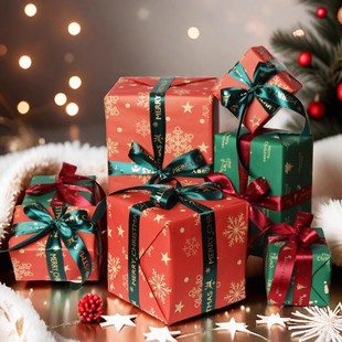 圣诞节装饰礼盒新年礼物盒橱窗道具礼物盒子空盒子摆件美陈布置