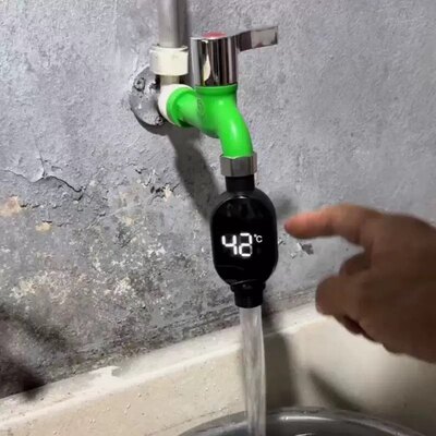 水温计花洒温度计测温家用洗澡