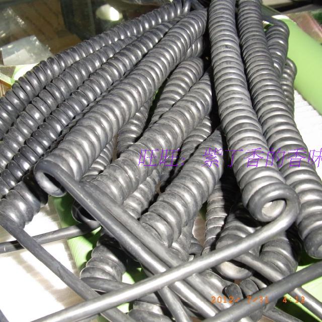 曲线 弹弓线 弹簧线 5*0.75平方 机械用线 螺旋线 PU曲线 手柄线