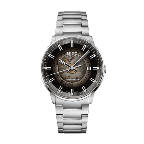 瑞士mido美度手表简约烟熏渐变