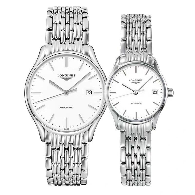 瑞士浪琴律雅机械表男女情侣手表L4.960.4.12.6/L4.360.4.12.6