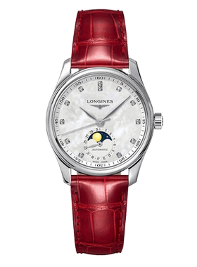 新款浪琴Longines名匠系列女表 月相贝母盘机械手表L2.409.4.87.2