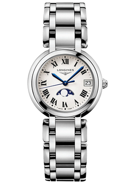 Longines浪琴正品手表女 新款心月系列月相石英女表L8.115.4.71.6