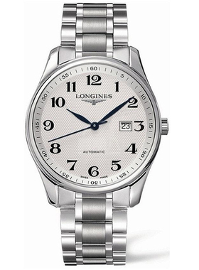 瑞士浪琴Longines手表 名匠系列42mm钢带机械男表L2.893.4.78.6