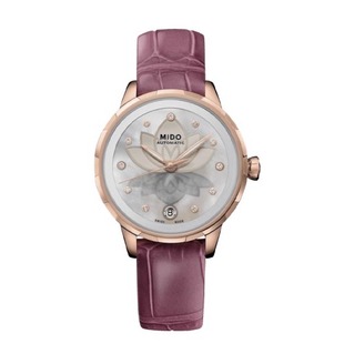 MIDO美度花淅系列手表 自动机械真钻夜光女表M043.207.36.106.00