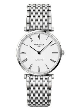 Longines浪琴正品手表男 嘉岚系列钢带机械瑞士男表L4.908.4.11.6