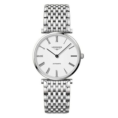 Longines浪琴正品手表男 嘉岚系列钢带机械瑞士男表L4.908.4.11.6