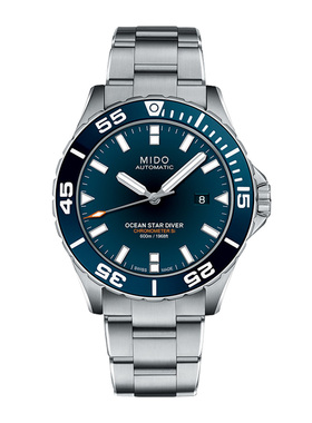 Mido美度男表领航者600m潜水天文台机械手表M026.608.11.041.00