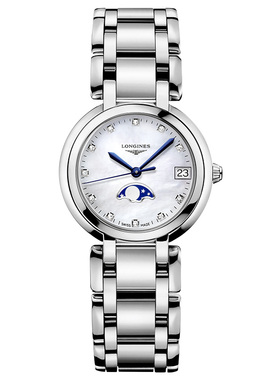Longines浪琴正品手表心月月相女士新款石英女表L8.115.4.87.6