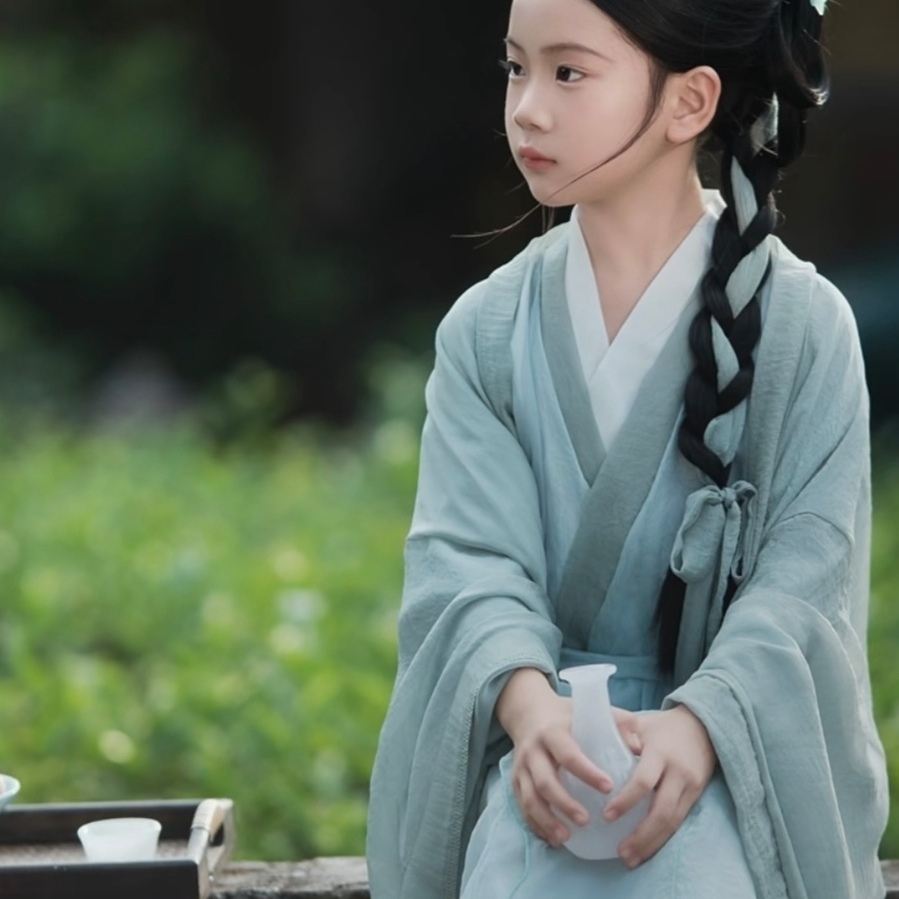 女童汉服战国袍魏晋风夏季薄款