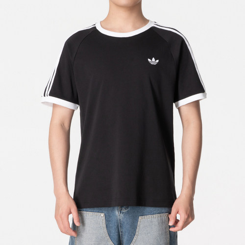 Adidas阿迪达斯三叶草男子基础半袖经典修身短袖T恤 KT7762