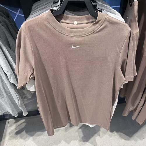 Nike/耐克 夏季刺绣童装宽松纯棉休闲运动短袖T恤 FD4150-233