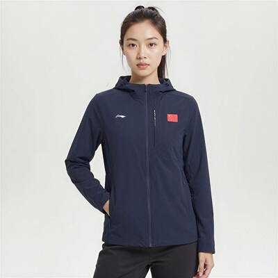 李宁运动风衣女款2026夏季轻薄运动防晒衣透气皮肤衣外套AFDW302