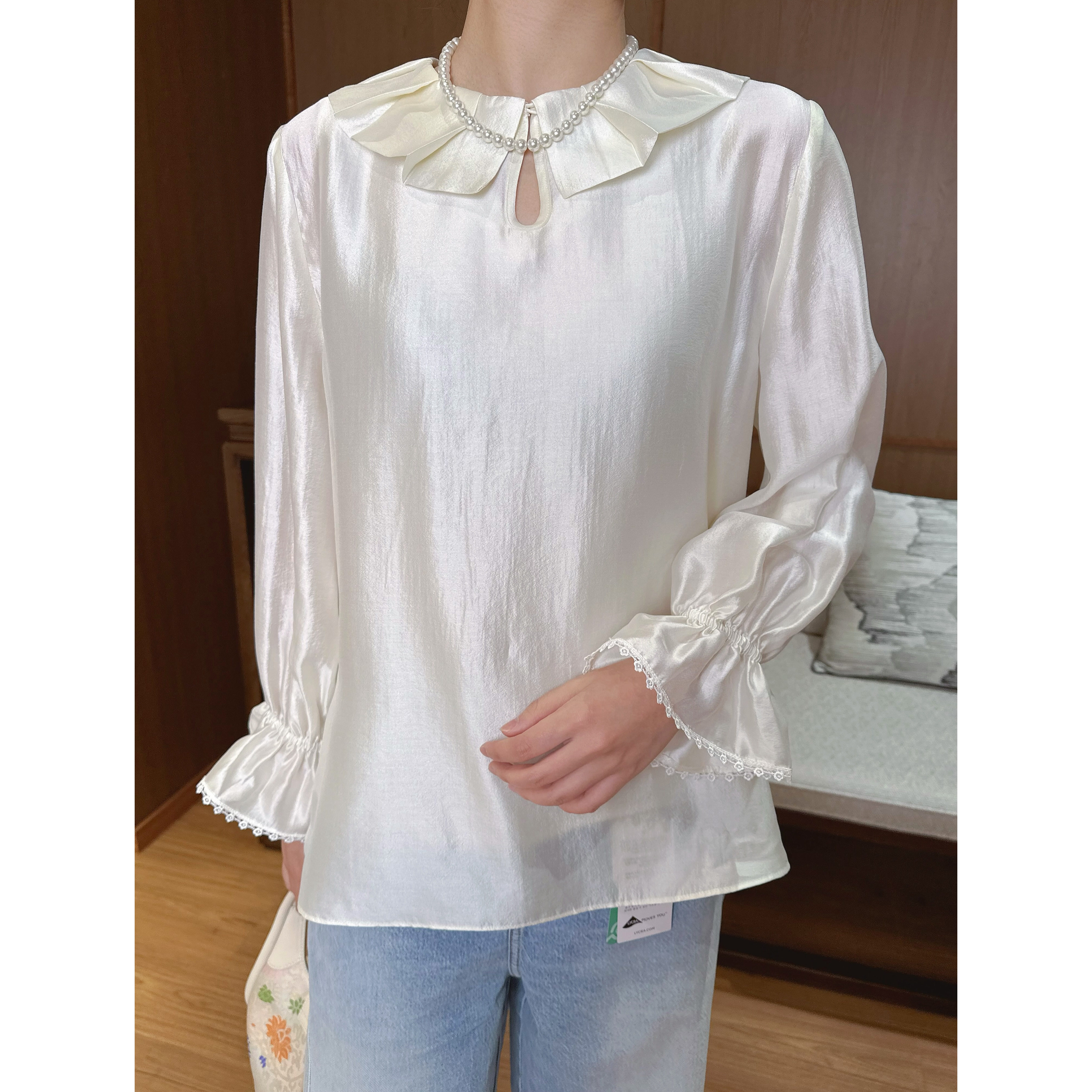 【米儿专属】新中式荷叶边防晒长汉服上装