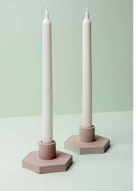 韩国CANDLEWORKS原装进口 尖烛底座 菱形硅胶模具DIY香薰蜡烛热销