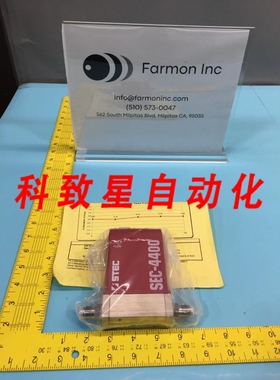工业配件STEC SEC-4400MC MFC MASS FLOW CONTROLLER 30 O2/HE 15