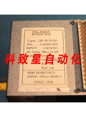 工业配件DSQC258 3HAA3563-AUA/1