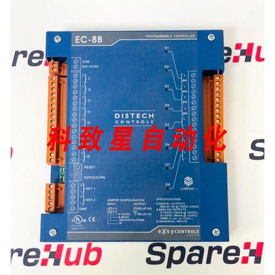 工业配件DISTECH CONTROLS EC-8B 控制器CDIP-08BX-01-00