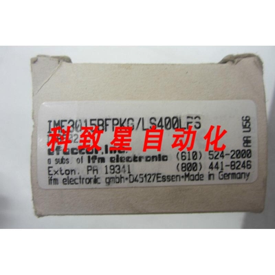 工业配件EFECTOR IME3015-BFPKG/LS400LPS接近开关 IME3015BFPKGL