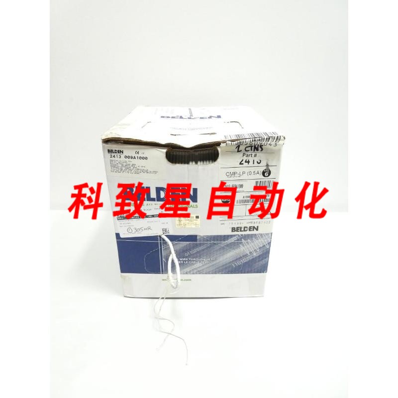 工业配件BELDEN 2413 009A1000 CAT6 电缆 1000FT 23AWG 4PR