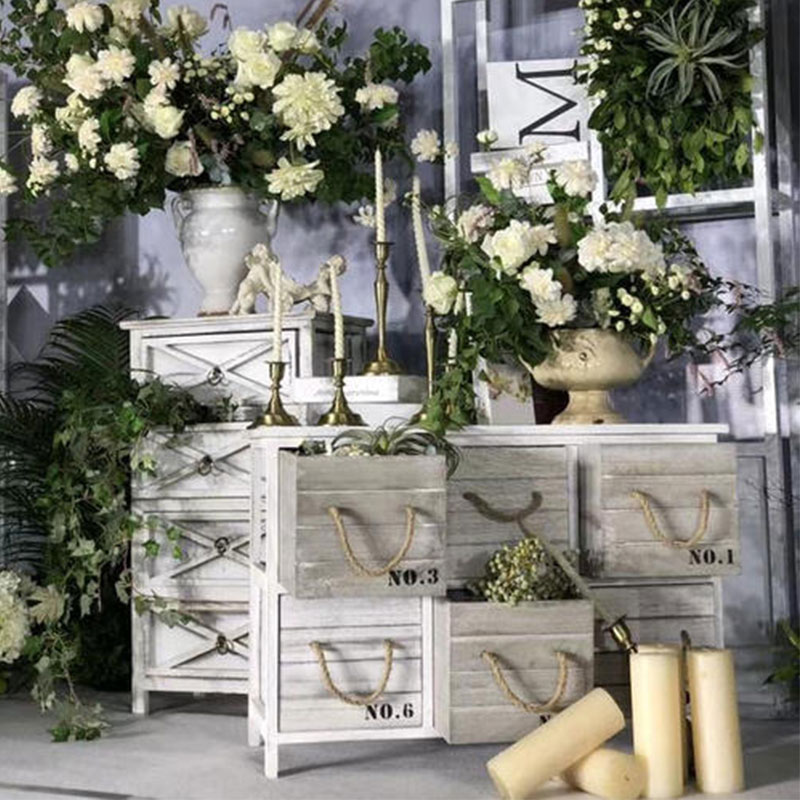 2024新款户外草坪婚礼道具森系婚庆迎宾橱窗复古摆件装饰木质屏风