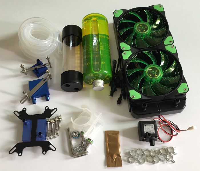 电脑水冷套装水冷散热器CPU显卡水泵水箱冷排台式机分体液冷套装|ruв категории компьютерное оборудование/дисплей/Компьютерная периферия, радиатор/вентилятор - от Buy2taobao.com для оказания профессиональной услуги покупки агента Taobao