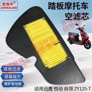 适用迅鹰悦动尚领空滤芯ZY125T-4/5/6/7/8/9/10踏板摩托车滤清器
