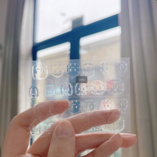 美甲黄胶果冻胶升级粉胶超粘超薄升级持久双面胶隐形假指甲可拆卸