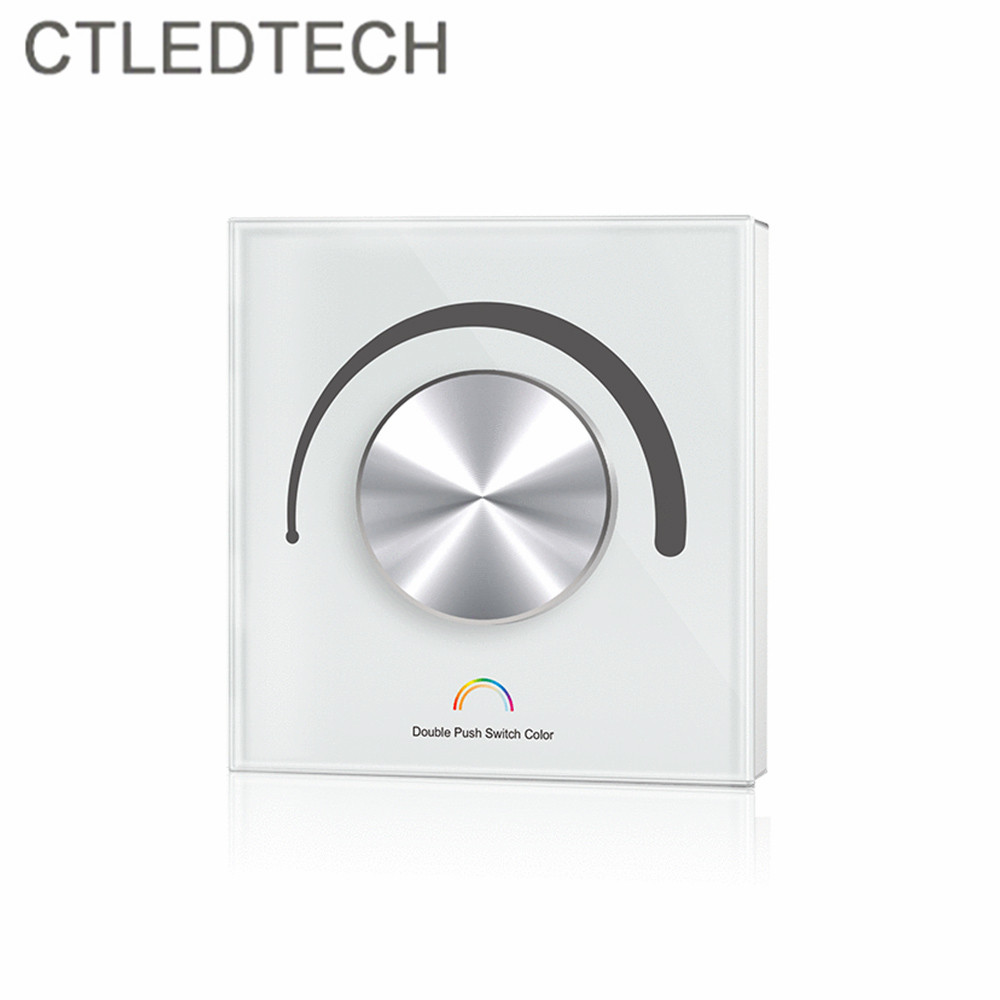 上新 WiFi RF调光色温RGB控制器12-48V 支持智能音箱tuya app控制