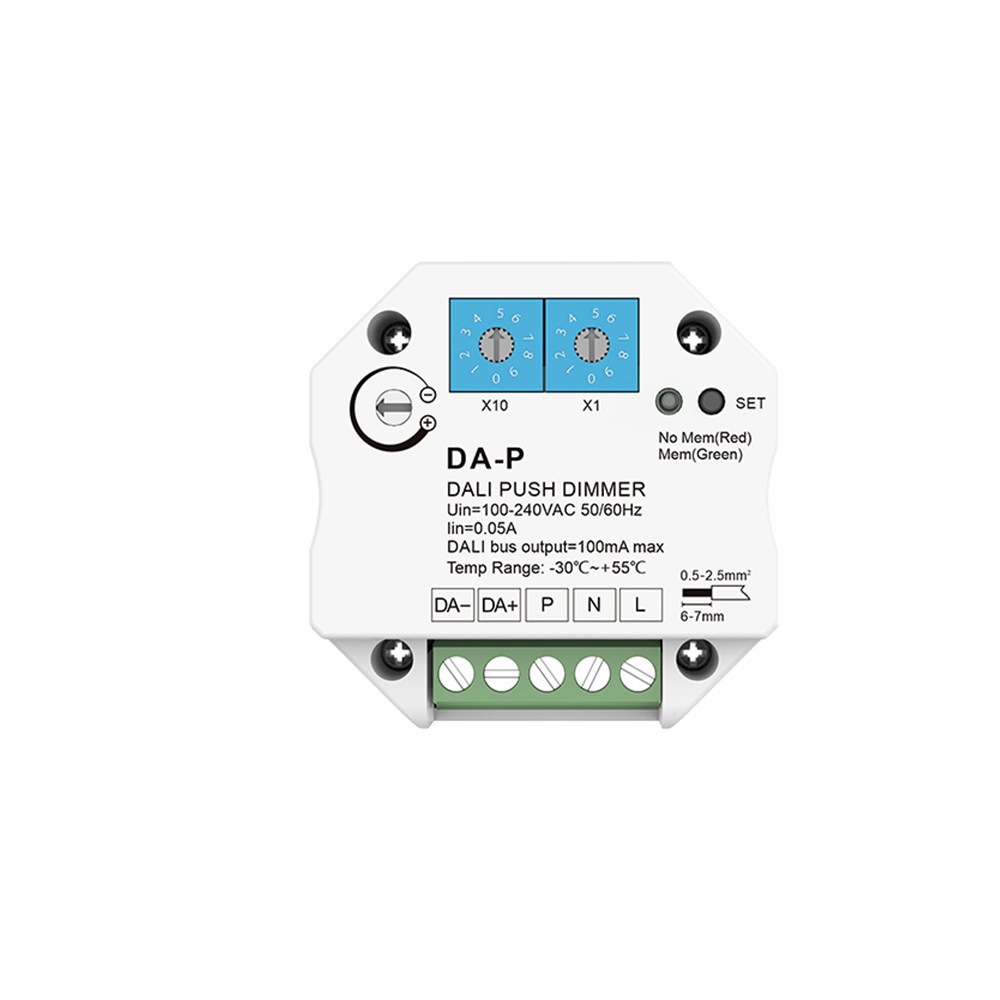 上新 dali push dim dali自复位开关控制器 适用于dali镇流驱动器