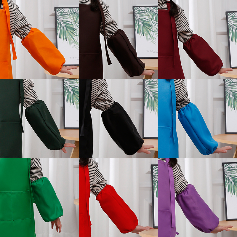 【儿童围裙搭配】同颜色同面料袖套男童女童防污耐脏套袖