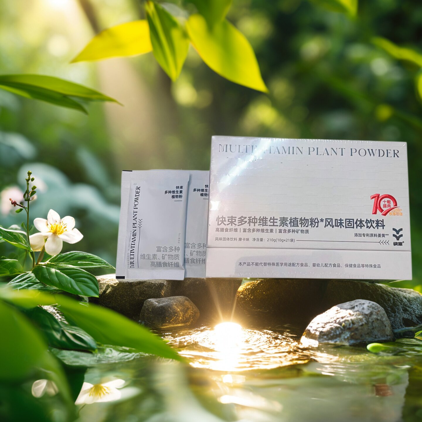 快束植物 多种维生素植物粉全面补充营养素提高代谢减脂冲泡咖啡