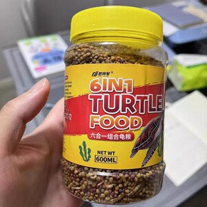 爬将军小乌龟饲料通用龟龟粮鱼干虾干幼龟巴西龟草龟料颗粒专用粮