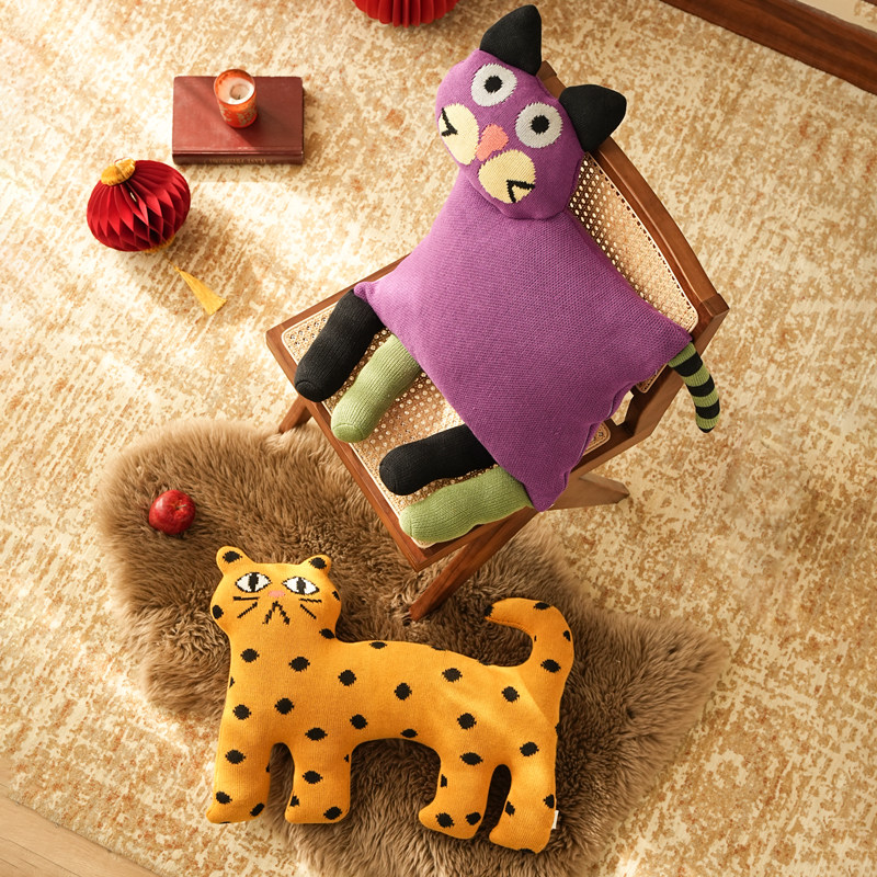 创意卡通异形针织抱枕可爱家居装饰公仔新年礼物玩偶客厅沙发靠垫,居家布艺,异形抱枕,淘宝优惠券,粉丝福利购,淘宝优惠卷