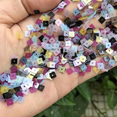 diy正方形刺绣辅料手工散珠亮片
