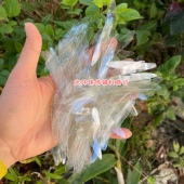 8.5 54mm箭形油光透明米白色亮片长条尖片流苏吊片DIY材料珠片